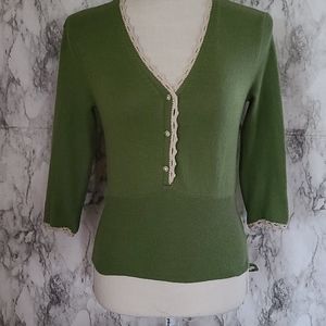 Frost fitted knit sweater size medium